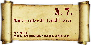 Marczinkech Tanázia névjegykártya